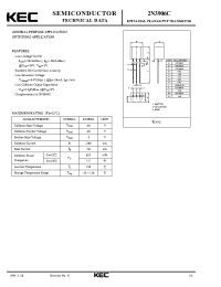Datasheet 2N3906C manufacturer KEC
